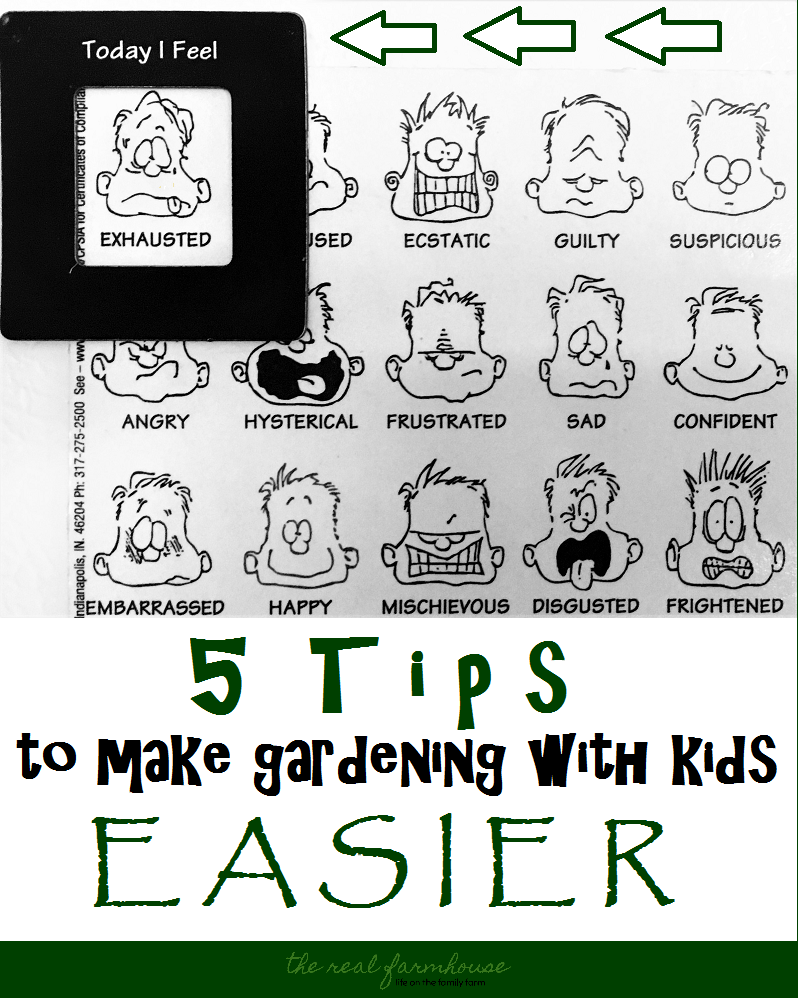 5 tips to make gardening with kids easier. Have a fun time with your young kids in the garden with these 5 simple tips!