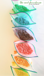 beautiful homemade edible play sand. Fun hands on kids activity!