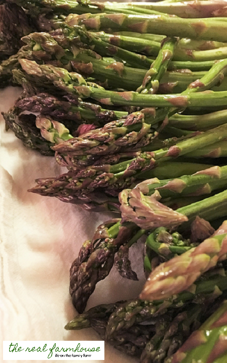 What to do with ALL THAT asparagus .... FAST!!! How to freeze asparagus super fast.