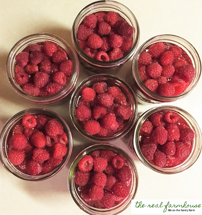 How to can incredible raspberries in 4 easy steps. Soooo delicious! Bottles of these sell for $20-$35 bucks!