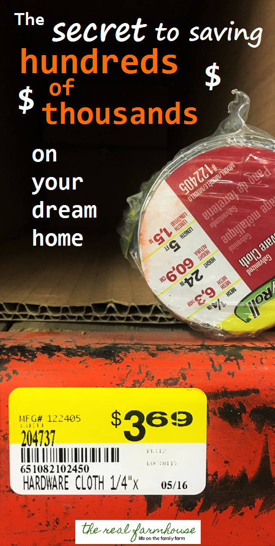 No, I don't want you to pick up a hammer and build the thing yourself .... there is one thing that ANYONE can do that will save you way more money than anything else when your building a home.