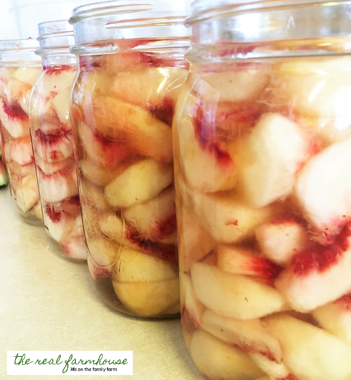 How to can white peaches. So beautiful and so delicious!