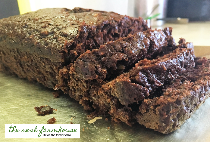 melt in your mouth, nutty chocolate zucchini bread