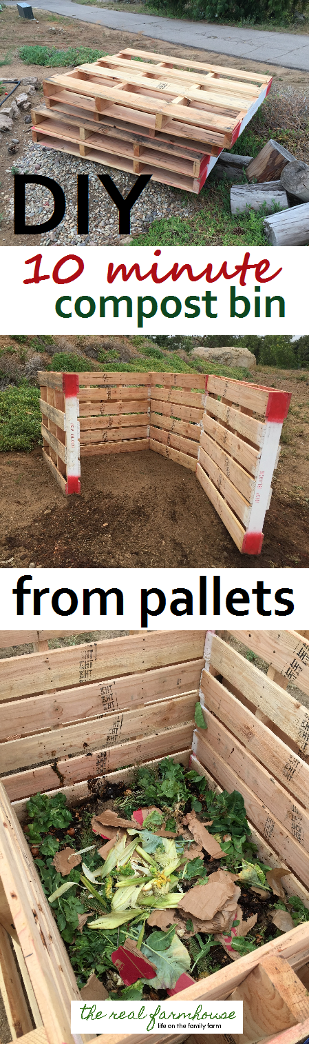 DIY Compost Bin Pallets - How You Can Make Them at Home