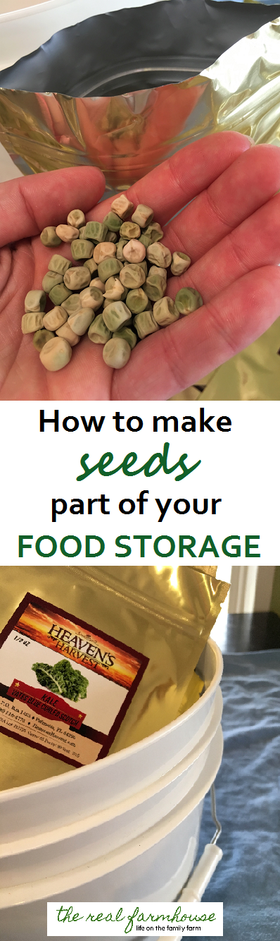 instant seed vault! quick and easy way to start your own heirloom seed vault for prepping or food storage.