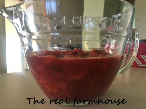 Stupid easy chia seed and strawberry jam. Fast, fresh, all natural, sugar free, delicious homemade freezer jam