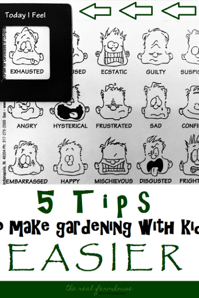 Five tips to make gardening with young kids easier
