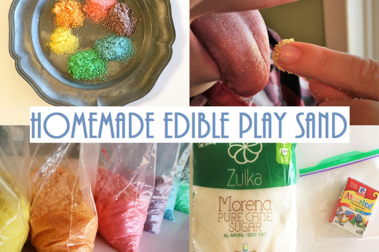 How to make edible play sand