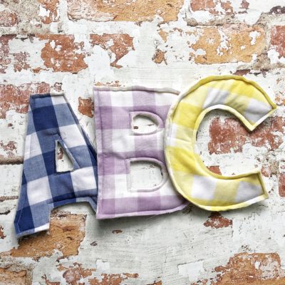 ABC’s … its easy as 123 – DIY craft