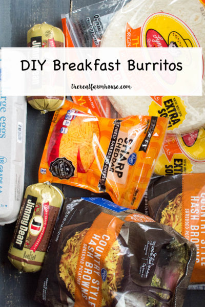 How to make and store breakfast burritos